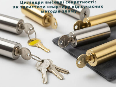 Циліндри високої секретності: як захистити квартиру від сучасних методів злому