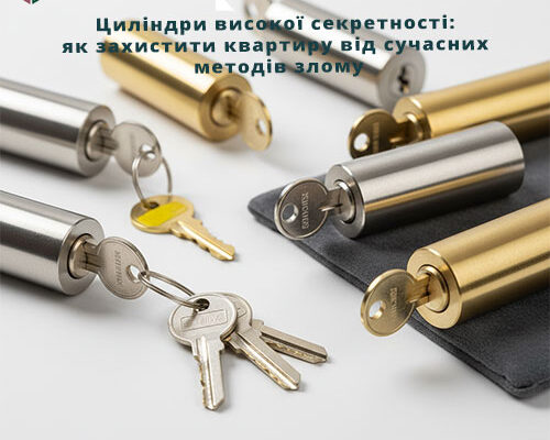 Циліндри високої секретності: як захистити квартиру від сучасних методів злому