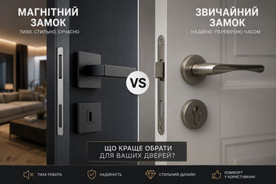 Магнітний замок чи звичайний: що краще обрати для ваших дверей | Goodlock