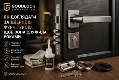 Як доглядати за дверною фурнітурою | Goodlock