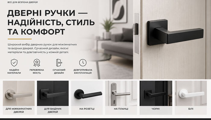 Дверні ручки — Категорія