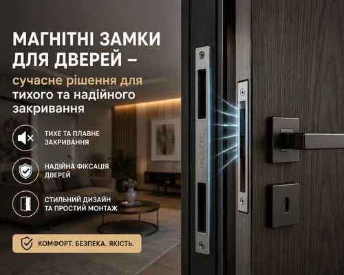 Магнітні замки для дверей | Goodlock