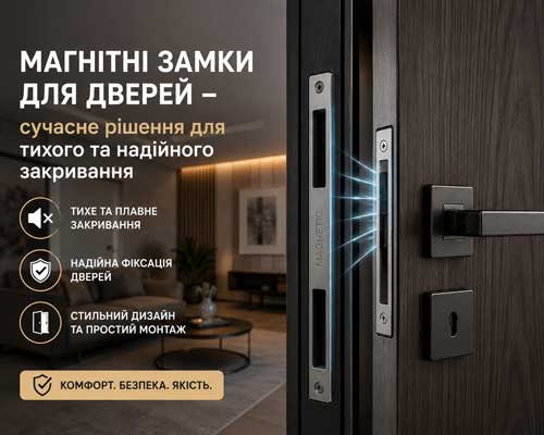 Магнітні замки для дверей | Goodlock