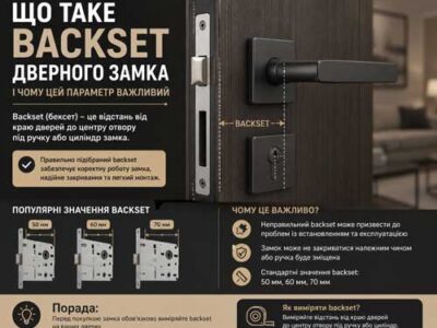 Що таке Backset дверного замка | Goodlock